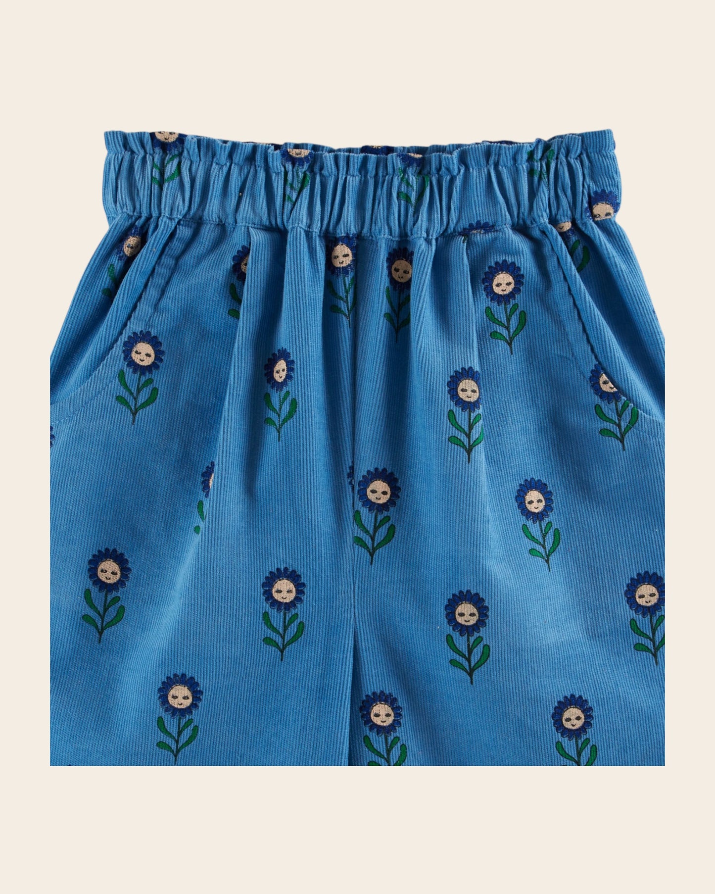 Margot print velvet pants