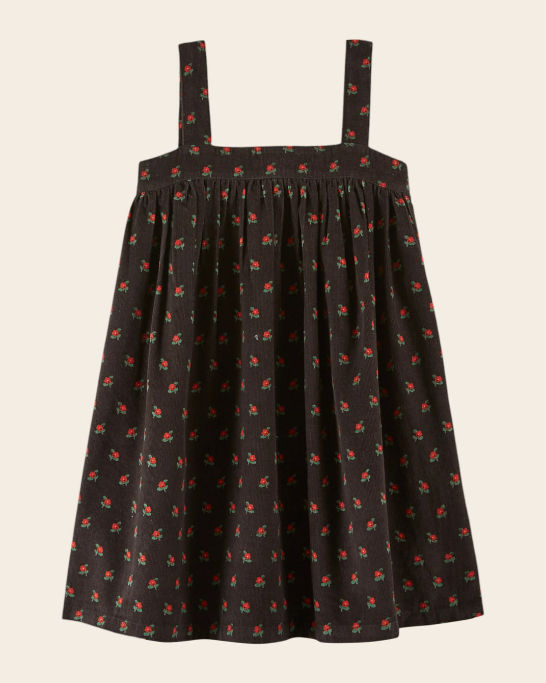 Robe à bretelles poppy noir