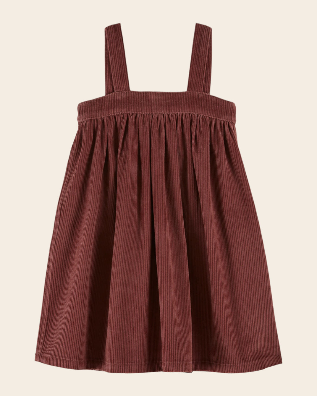 loose purple strap dress