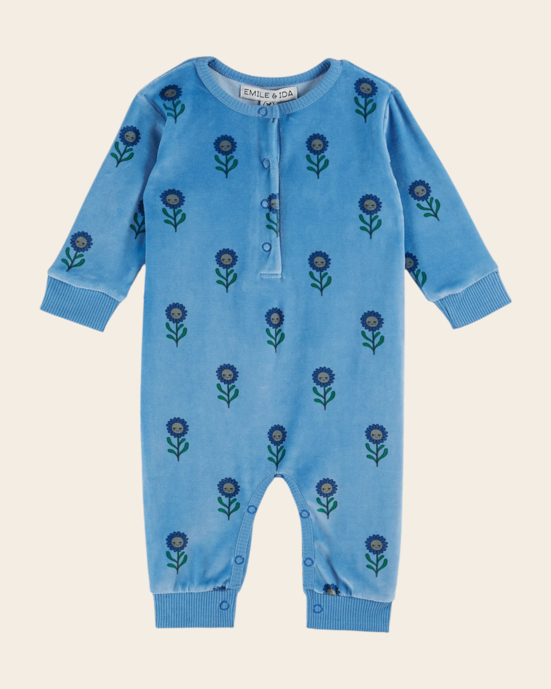 Margot print fleece jumpsuit