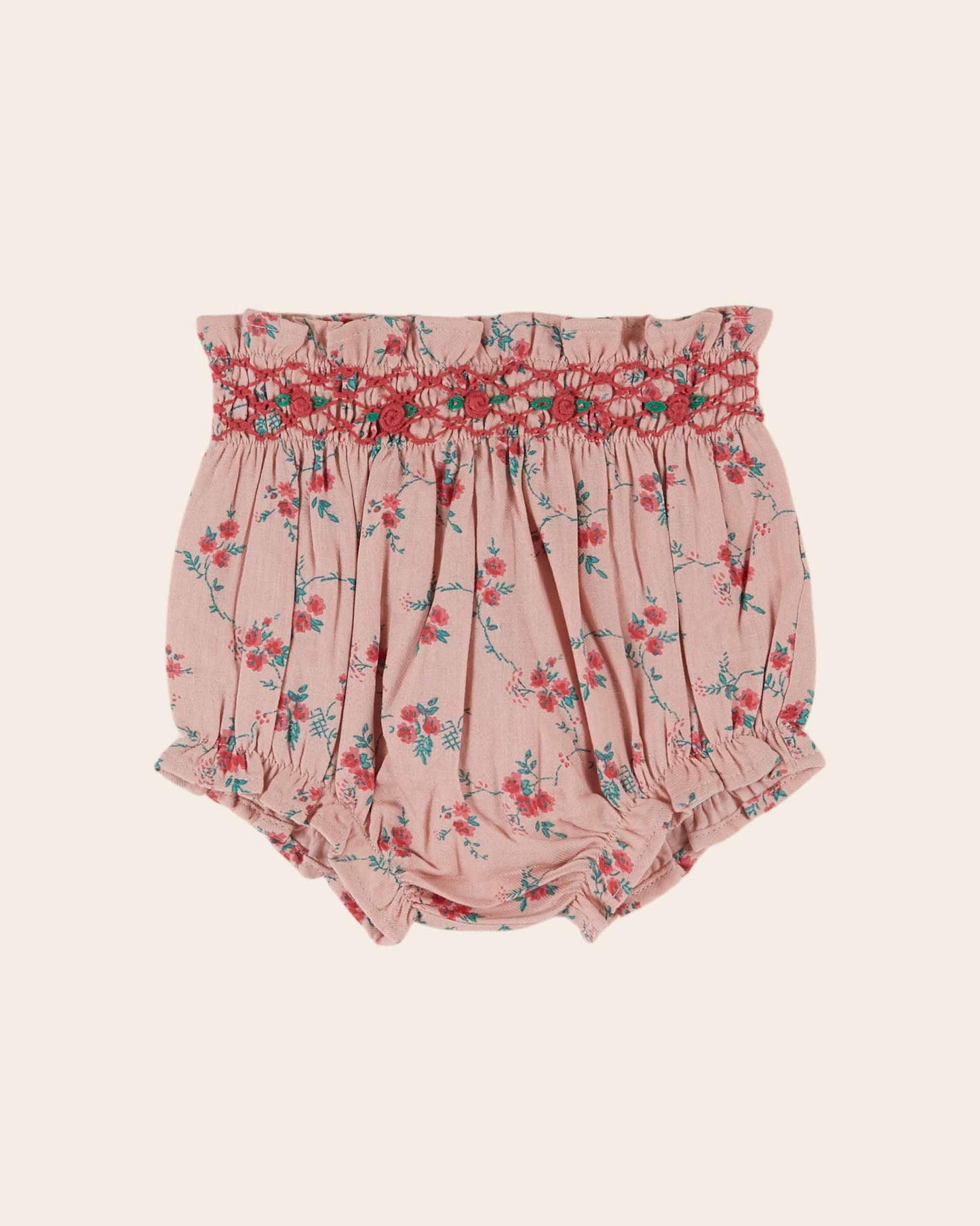 embroidered aster bloomers
