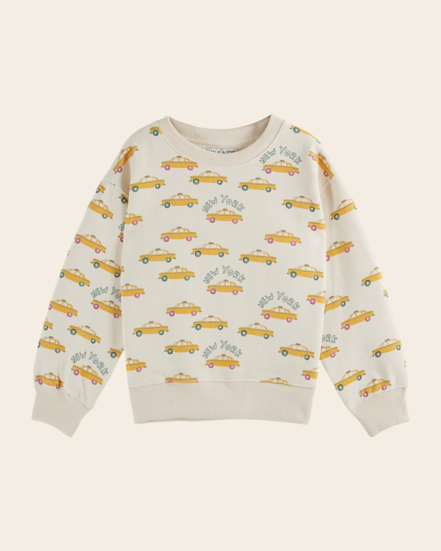 sweatshirt printed all over taxi taxi