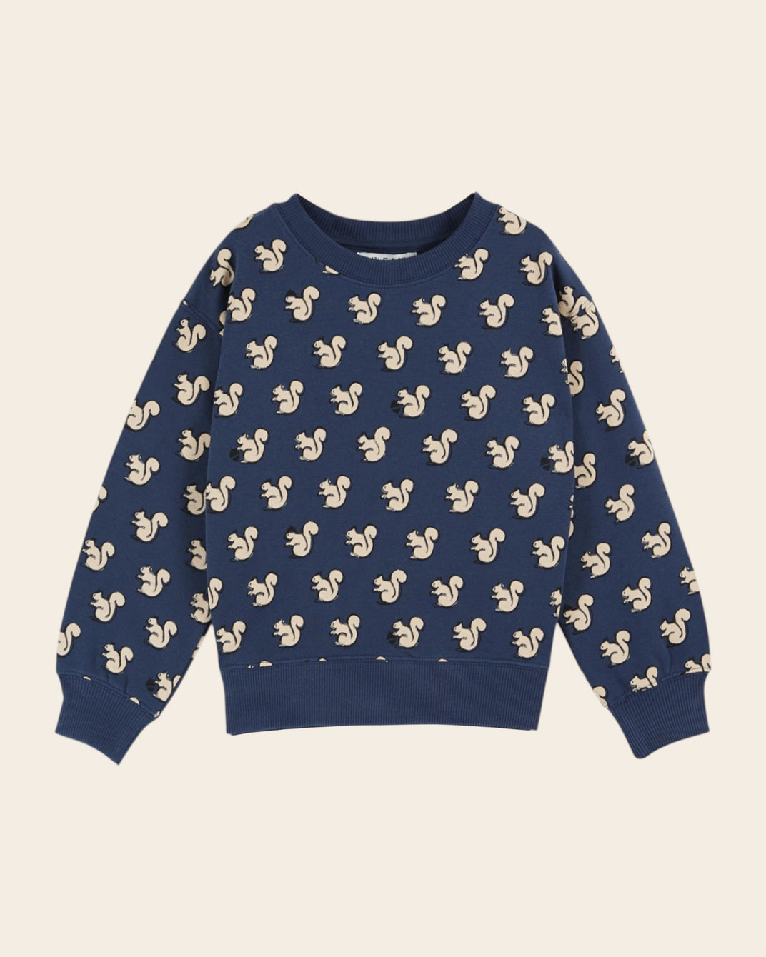 midnight squirrel ao printed sweatshirt