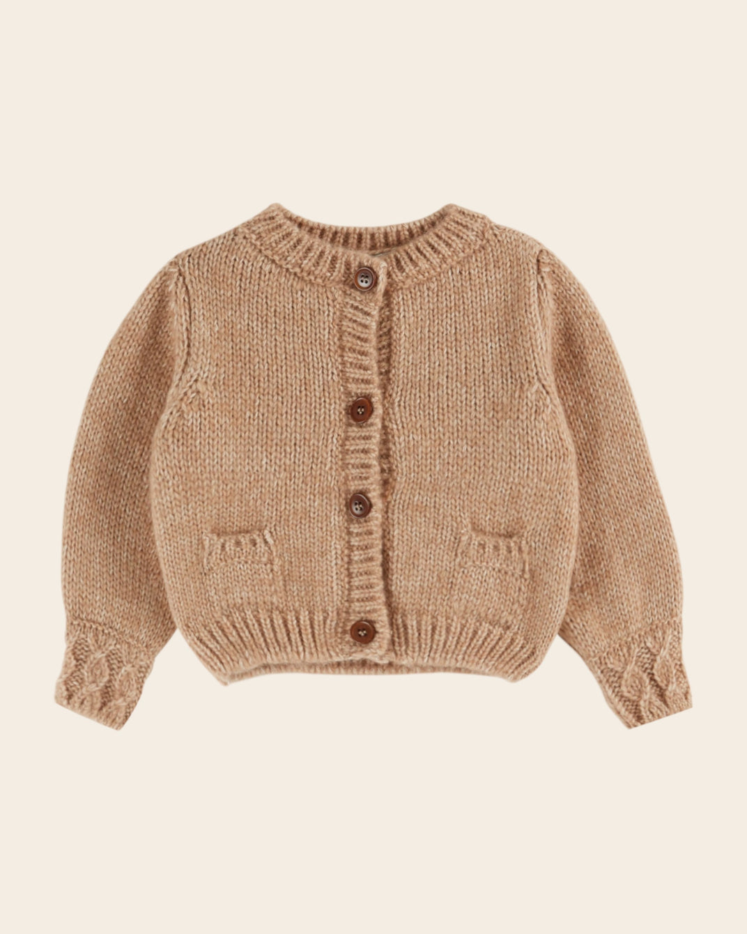 Cardigan ultra doux beige