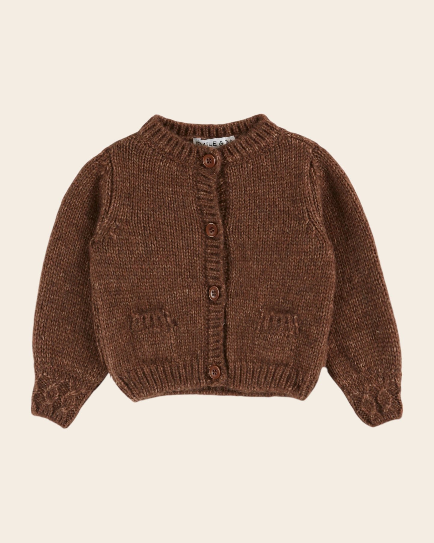 Cardigan ultra doux châtaigne