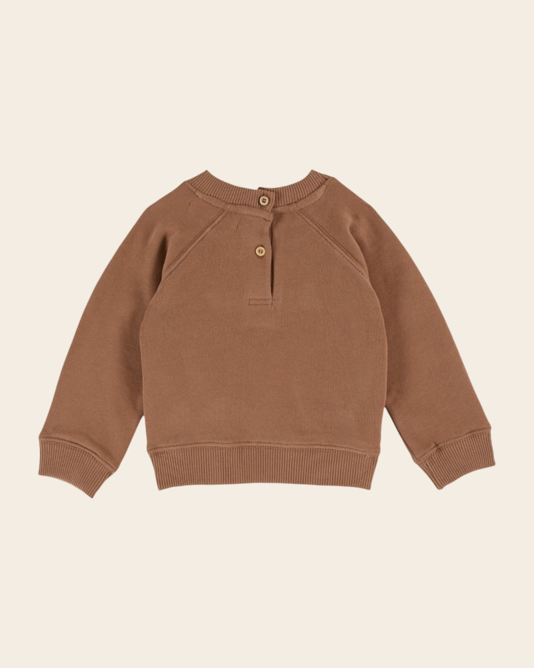 coffee embroidered sweatshirt