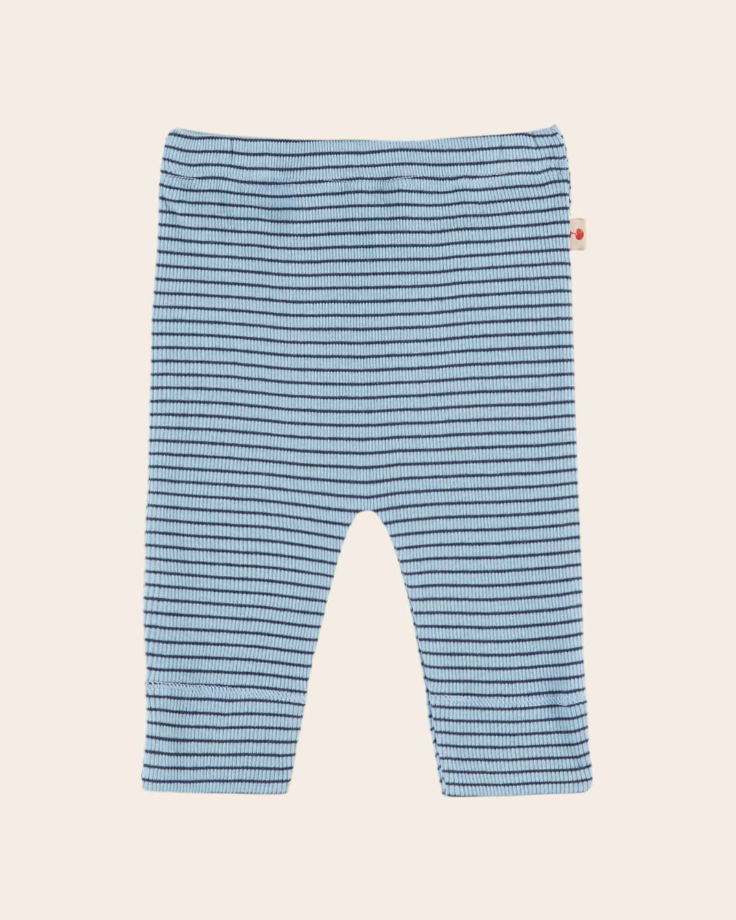 midnight striped ribbed leggings