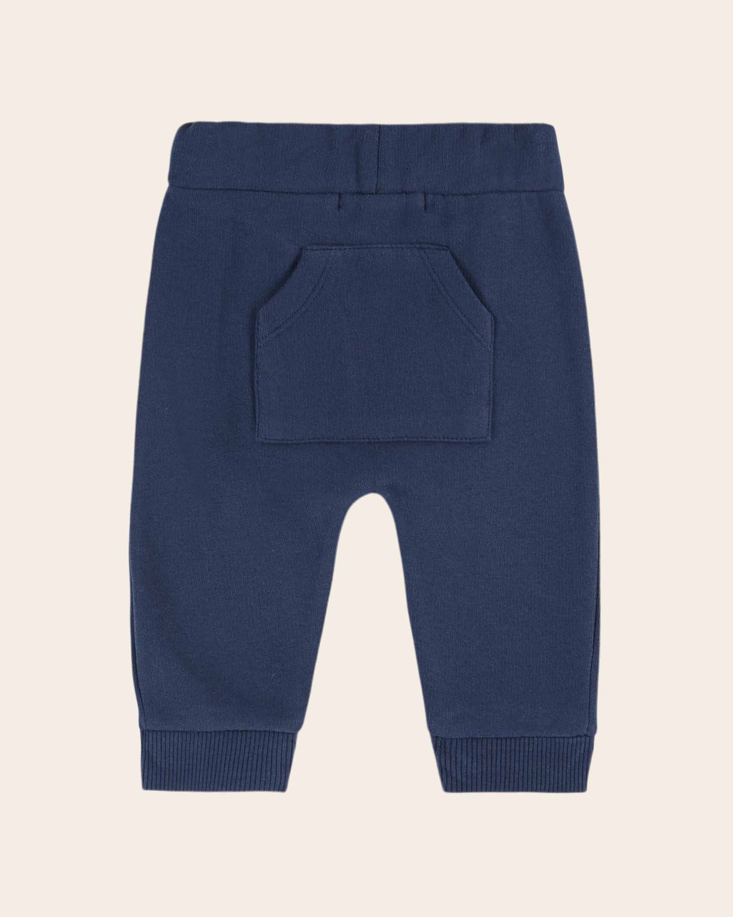 midnight plain fleece joggers