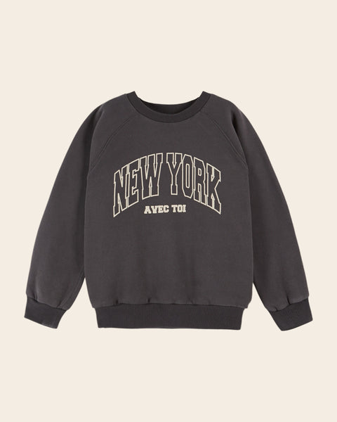 Sweat - New York coton bio bitume