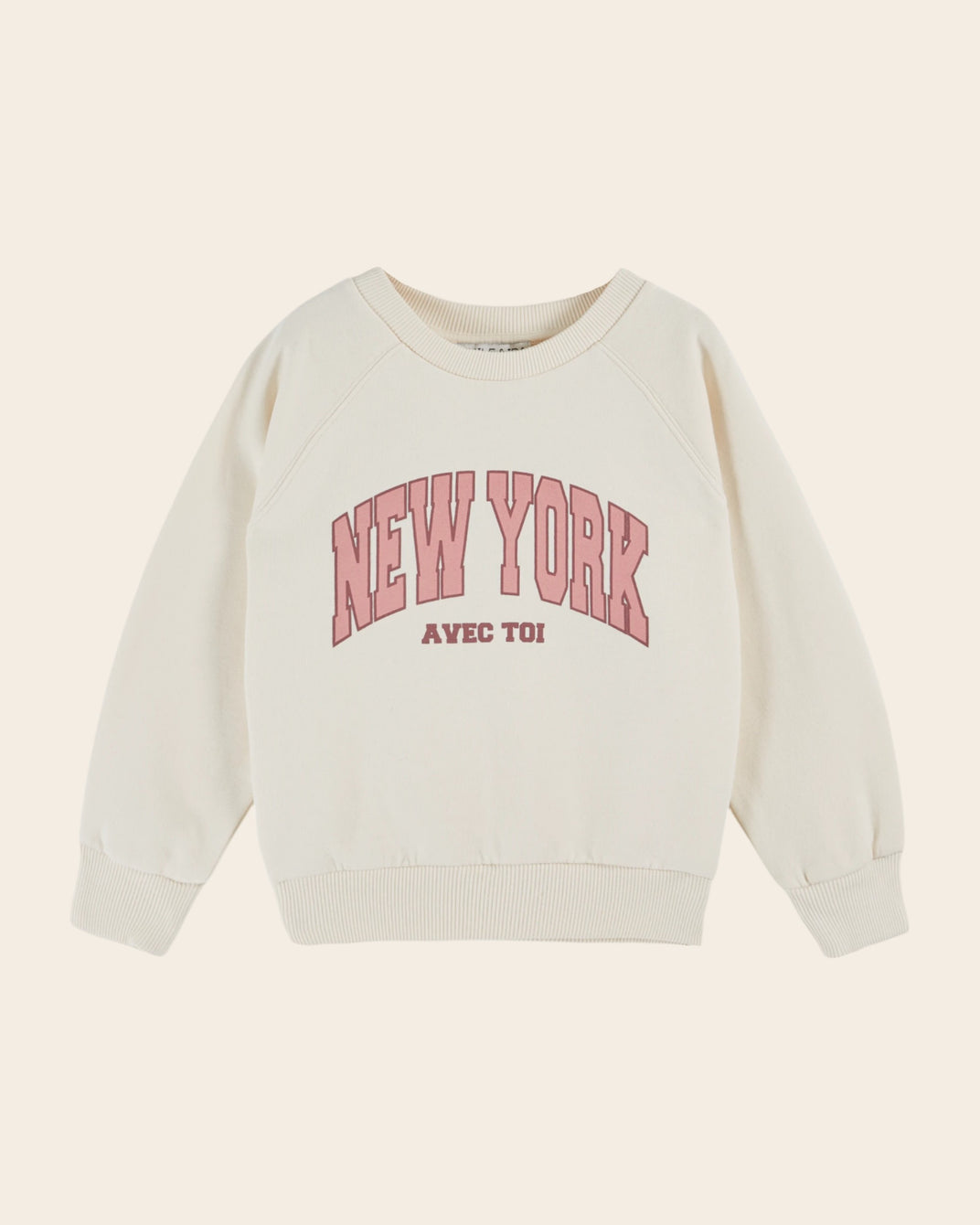 Sweat - New York coton bio crème