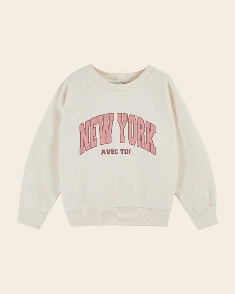 Sweat - New York coton bio crème