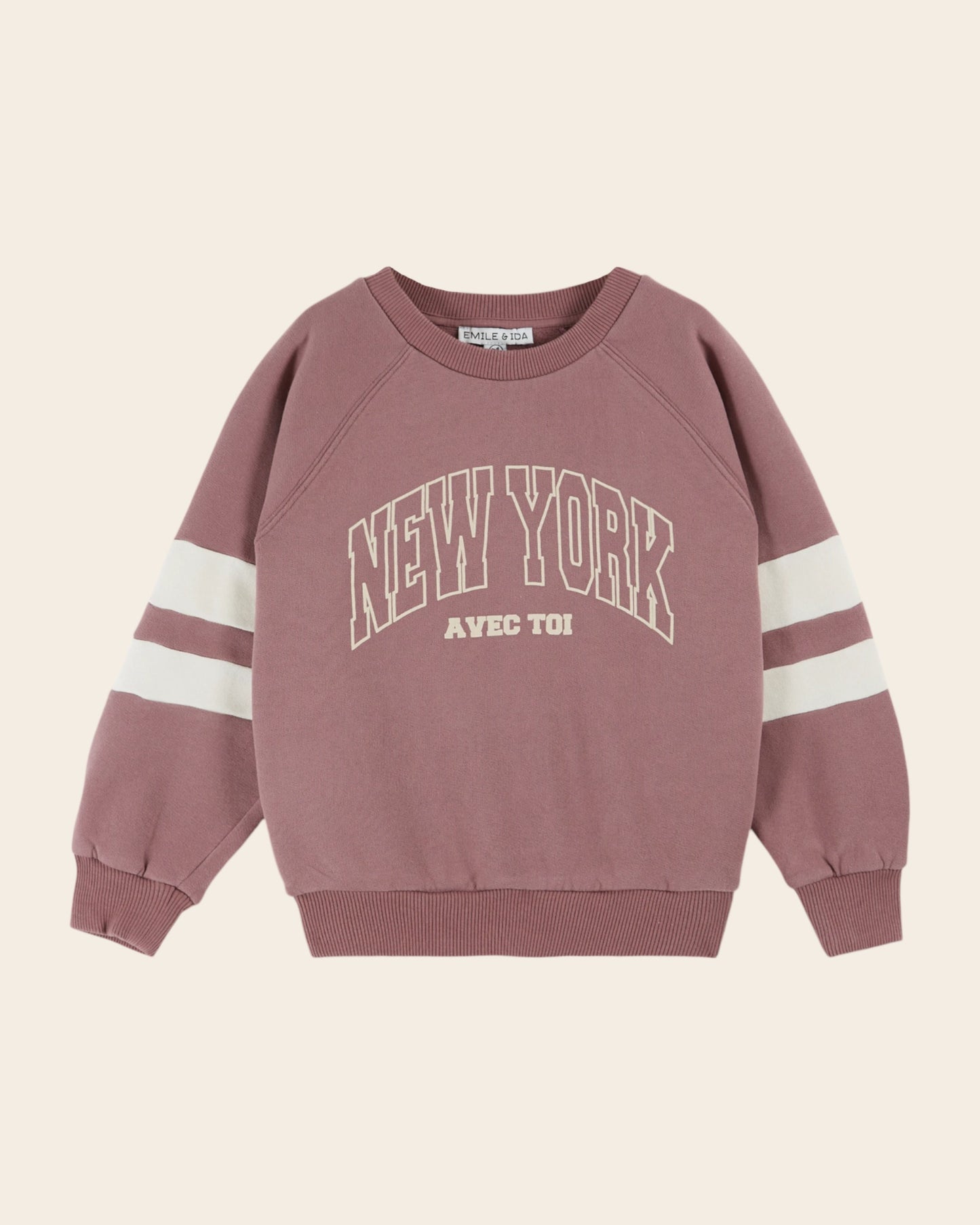 Sweat New York coton bio violine
