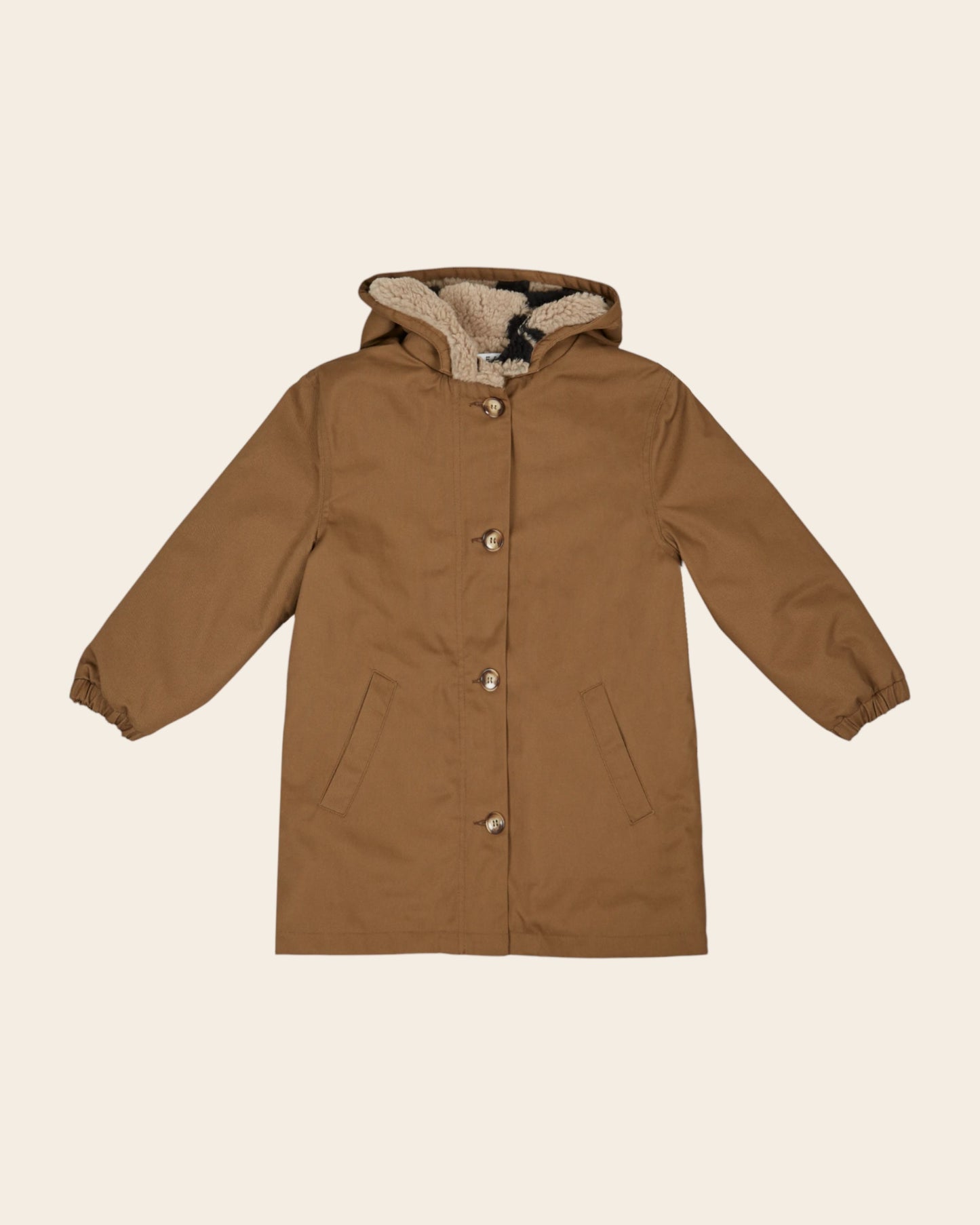 taupe parka