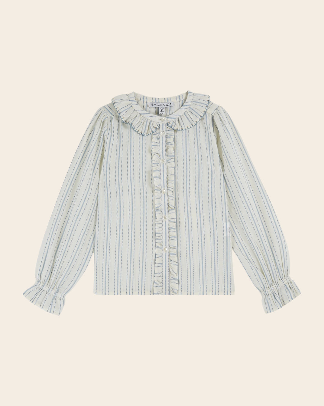 striped blouse with striped sides