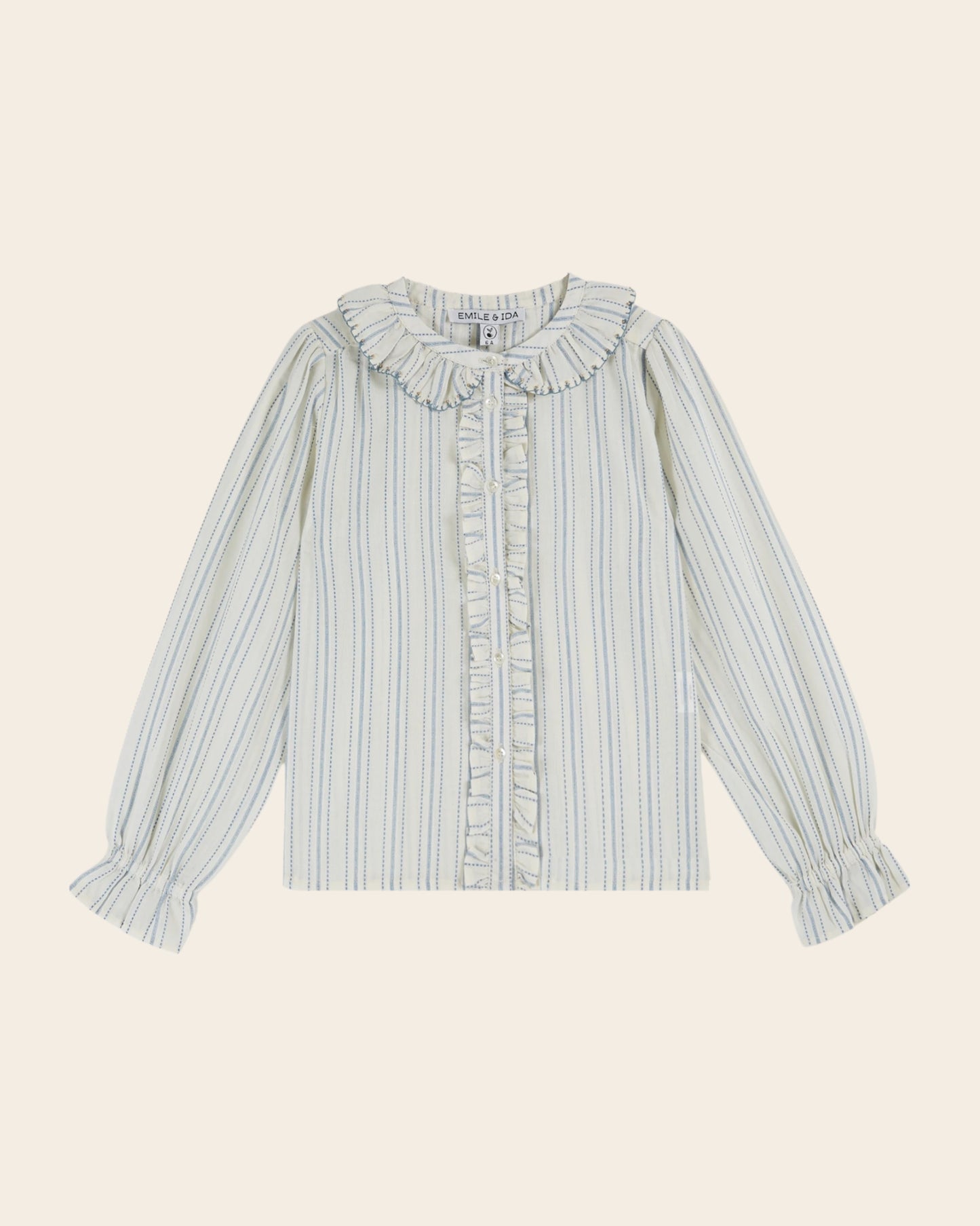 striped blouse with striped sides