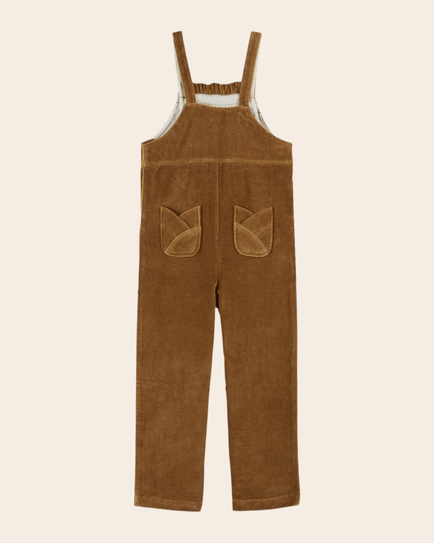 Salopette velours bronze