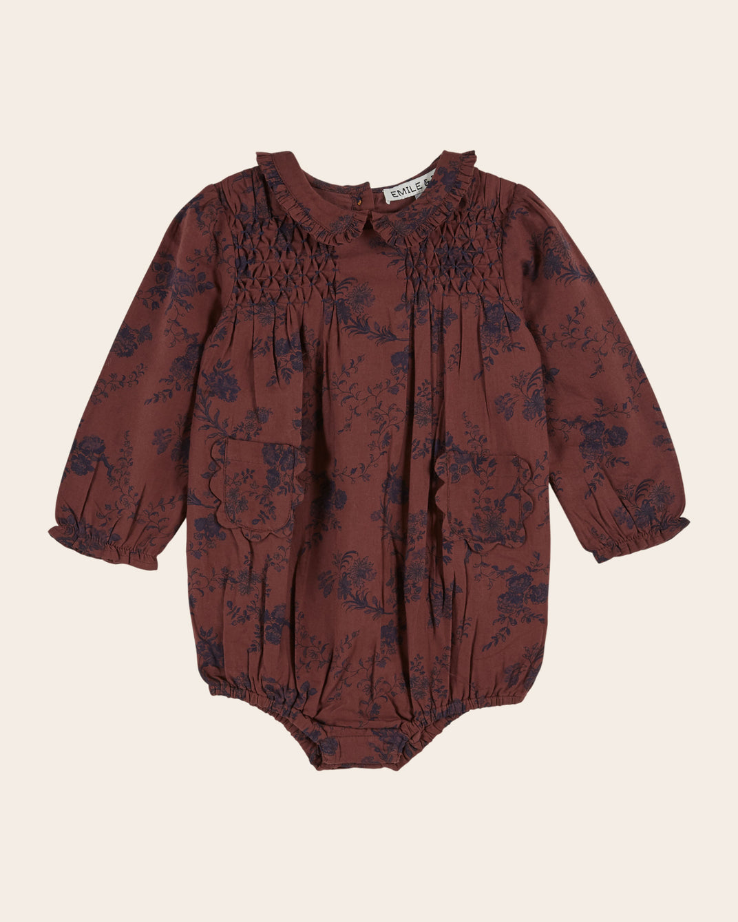 Combibloomer - Smocké orchid violine