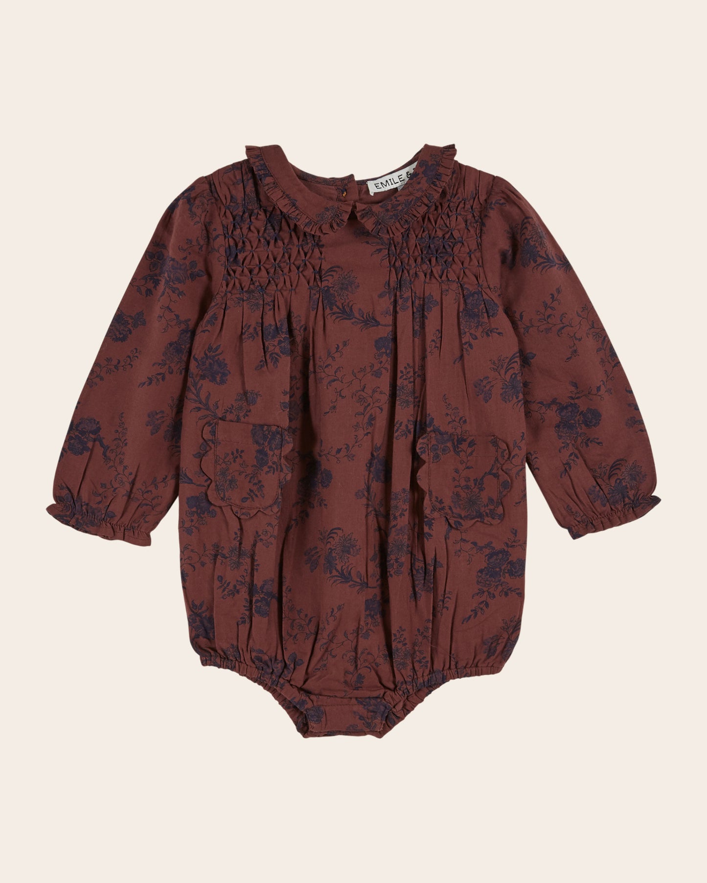 Combibloomer - Smocké orchid violine