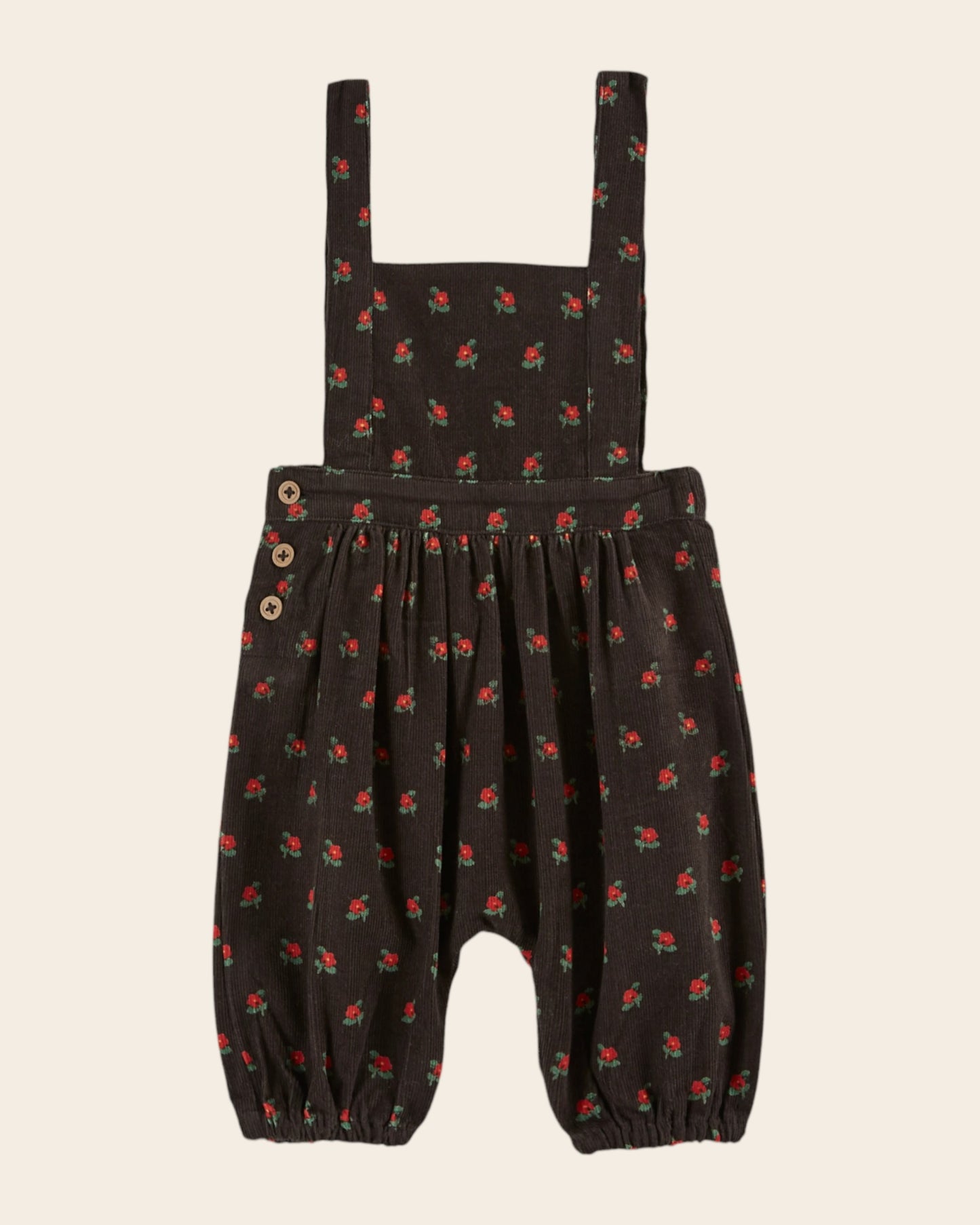 Salopette velours poppy noir