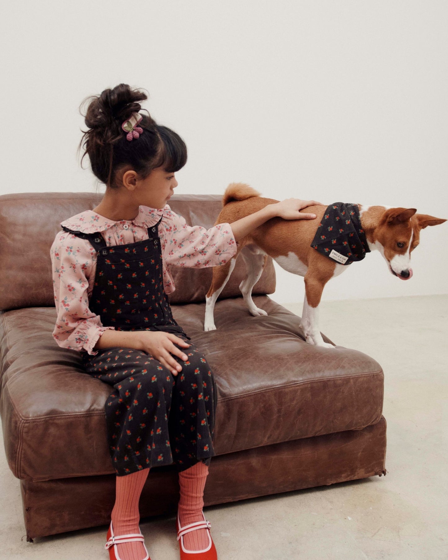 Bandana chien poppy noir