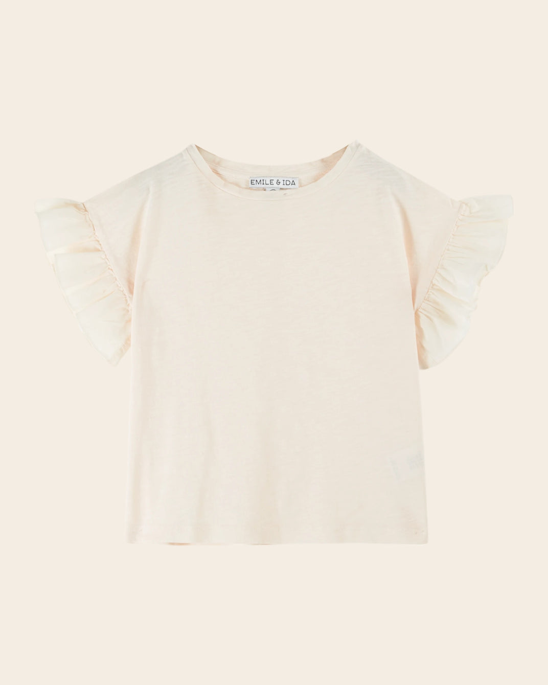 T-shirt - Volanté crème