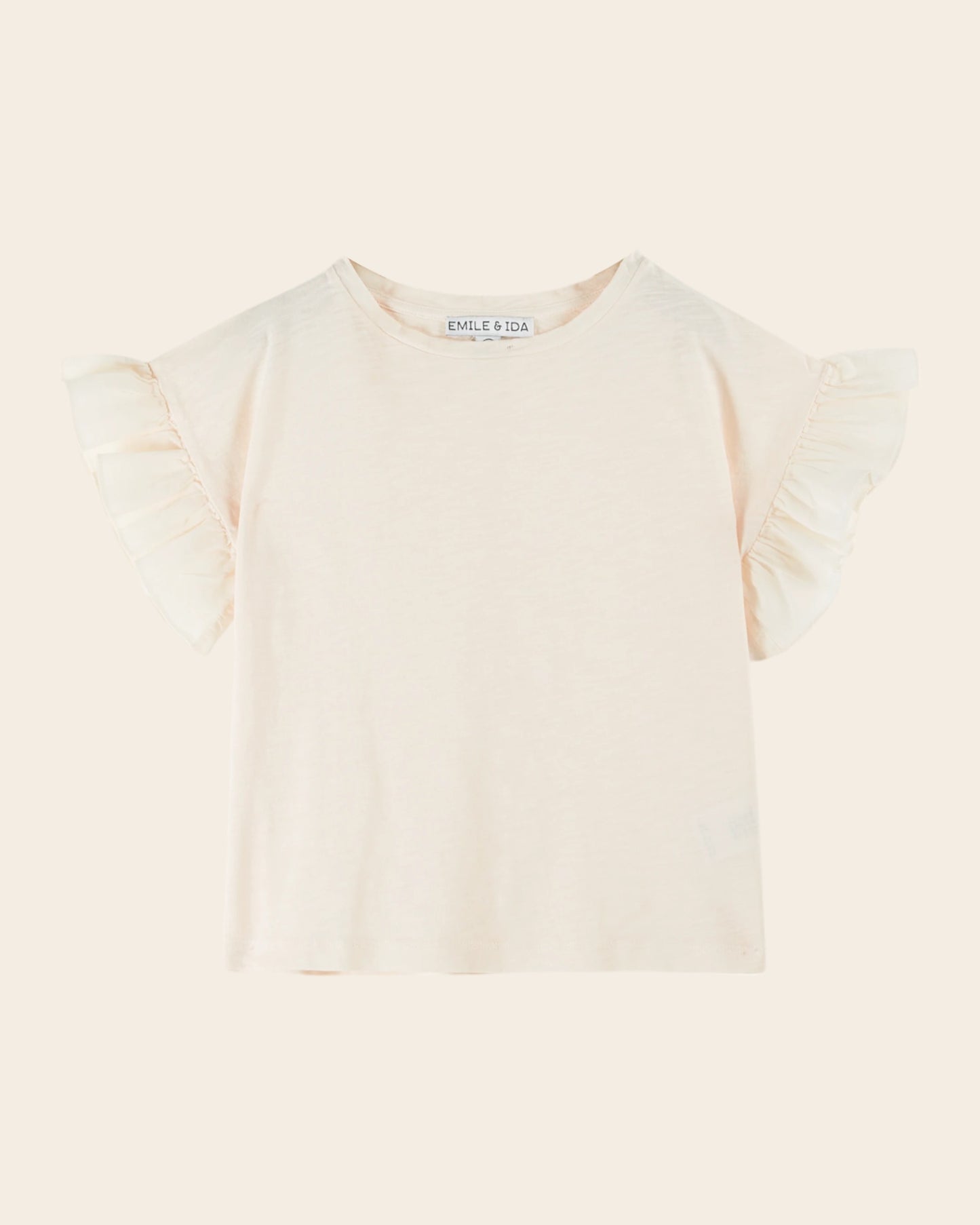 T-shirt - Volanté crème