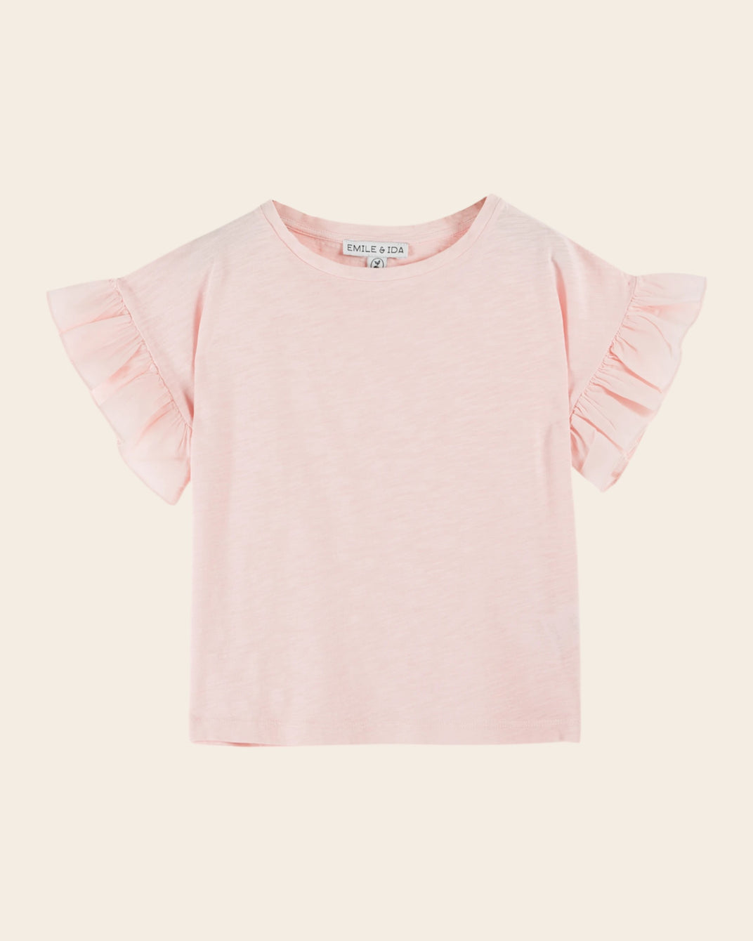 T-shirt - Volanté rose