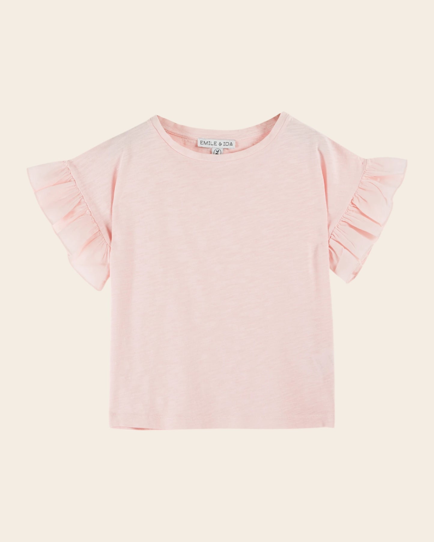 T-shirt - Volanté rose