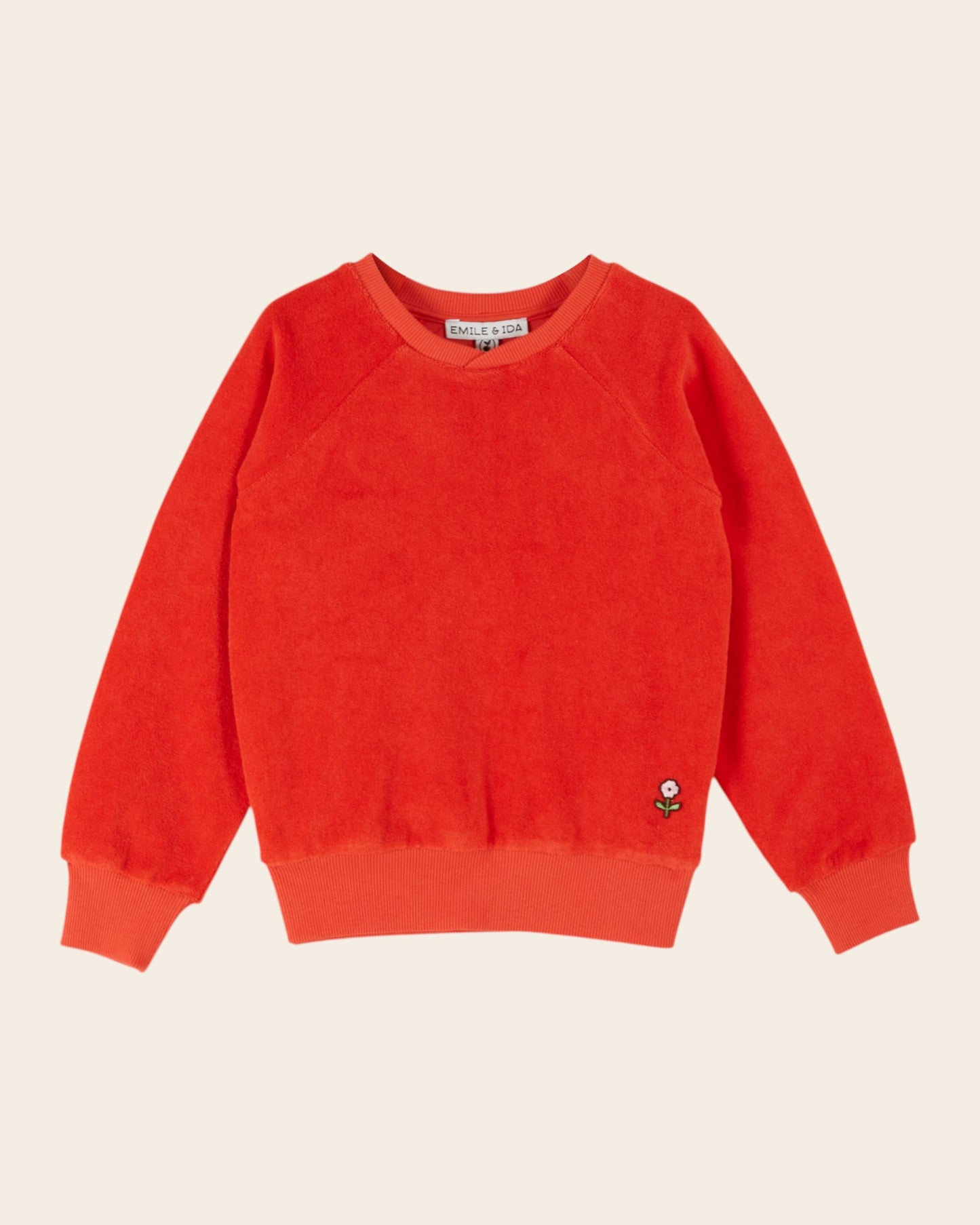 Sweat - Éponge uni rouge