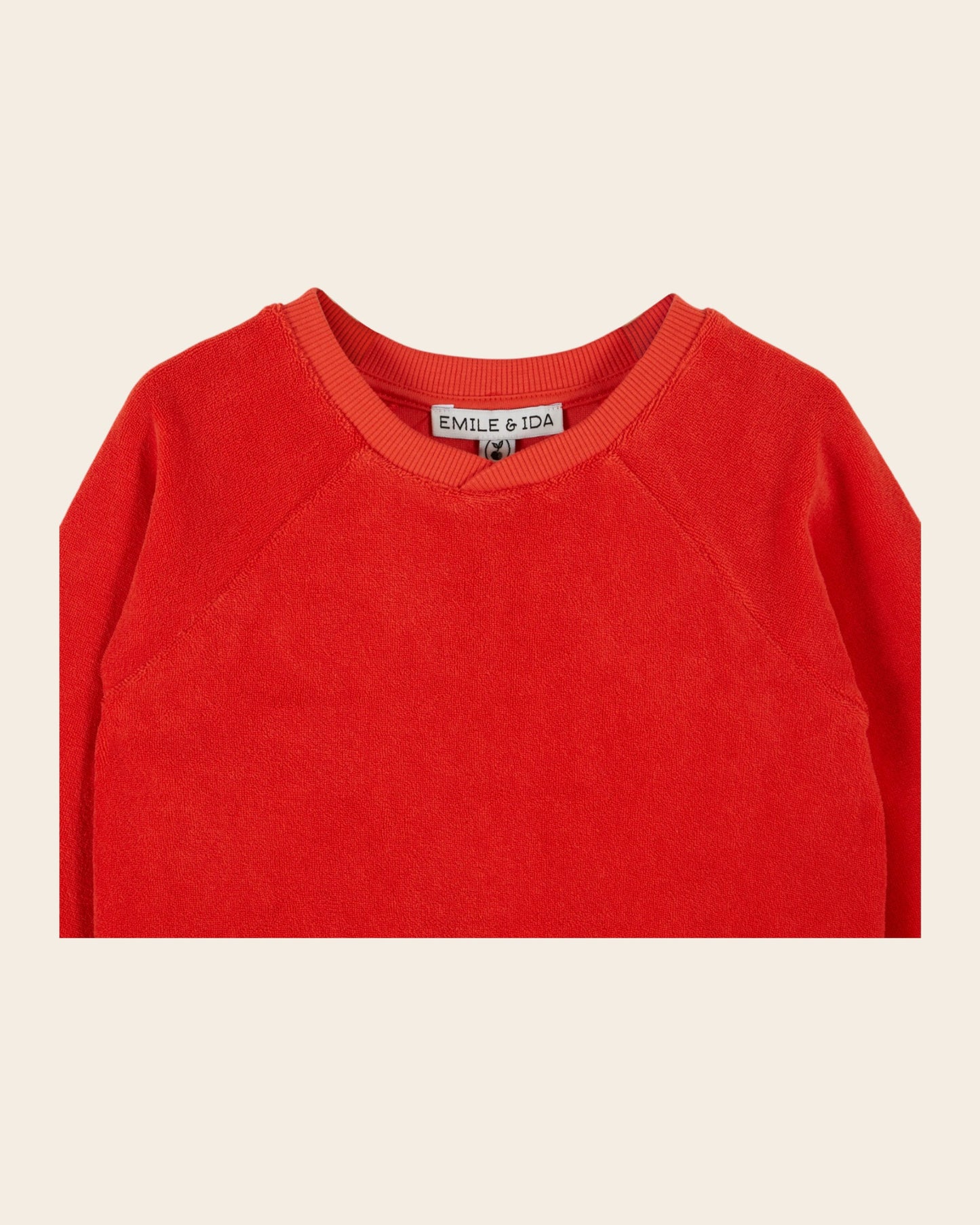 Sweat - Éponge uni rouge