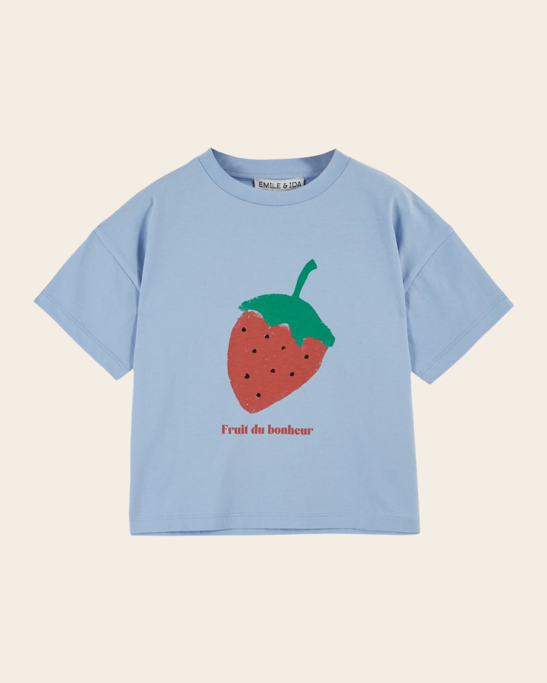 T-shirt - Fraise bleu