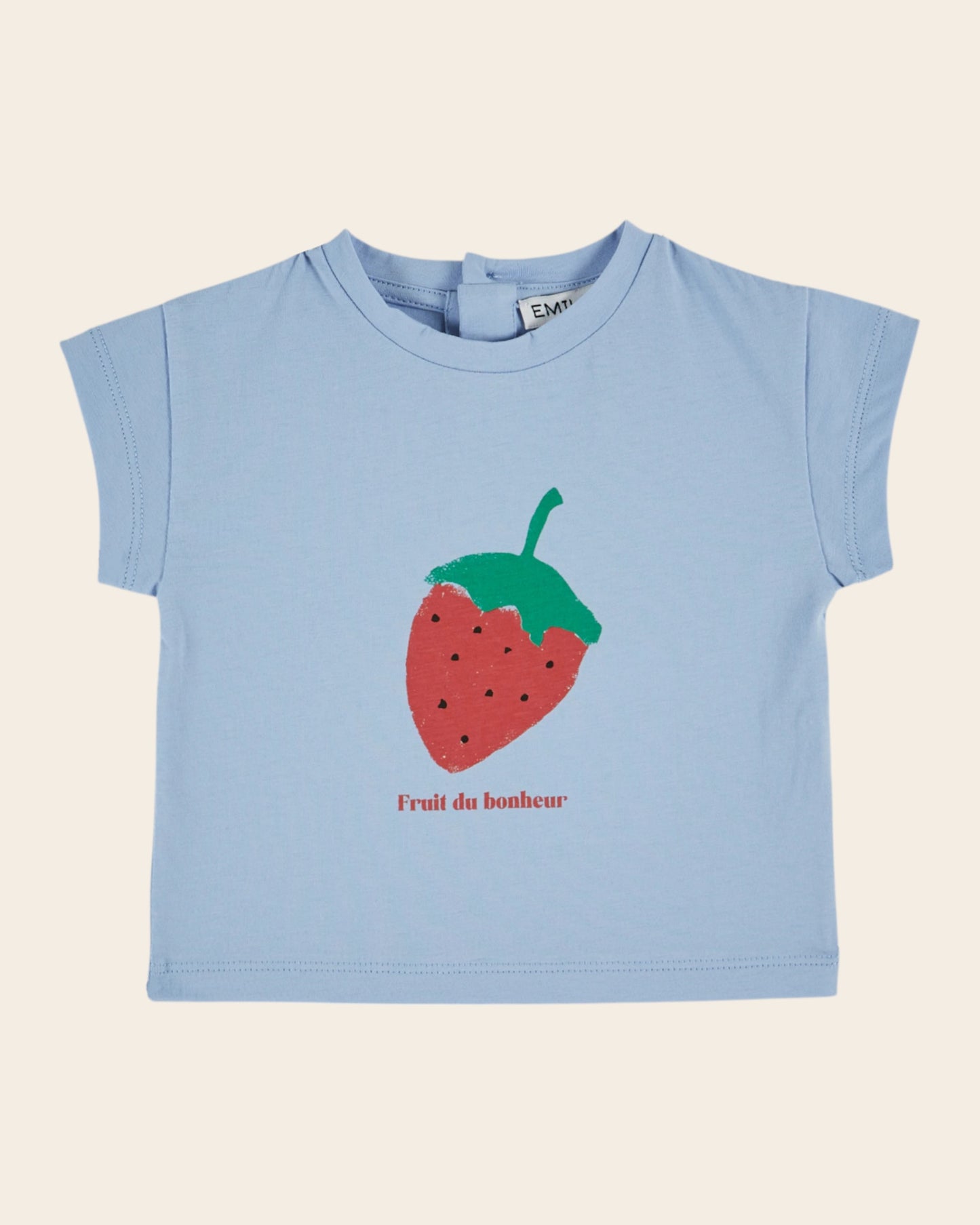 T-shirt - Fraise bleu