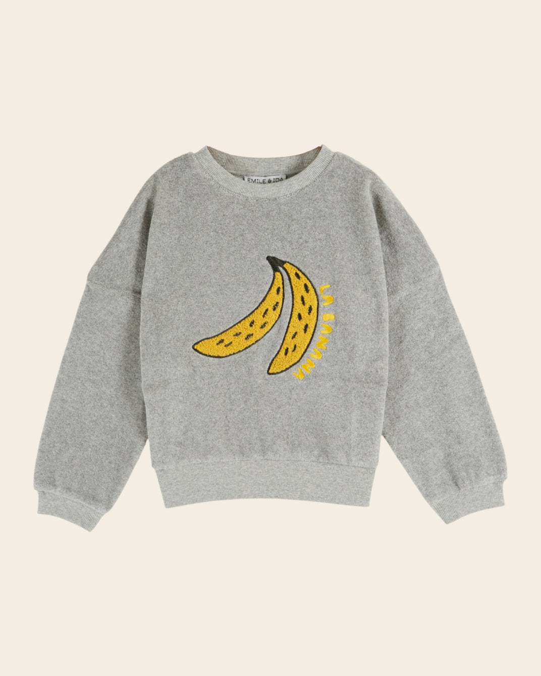 Sweat - La banana gris chiné