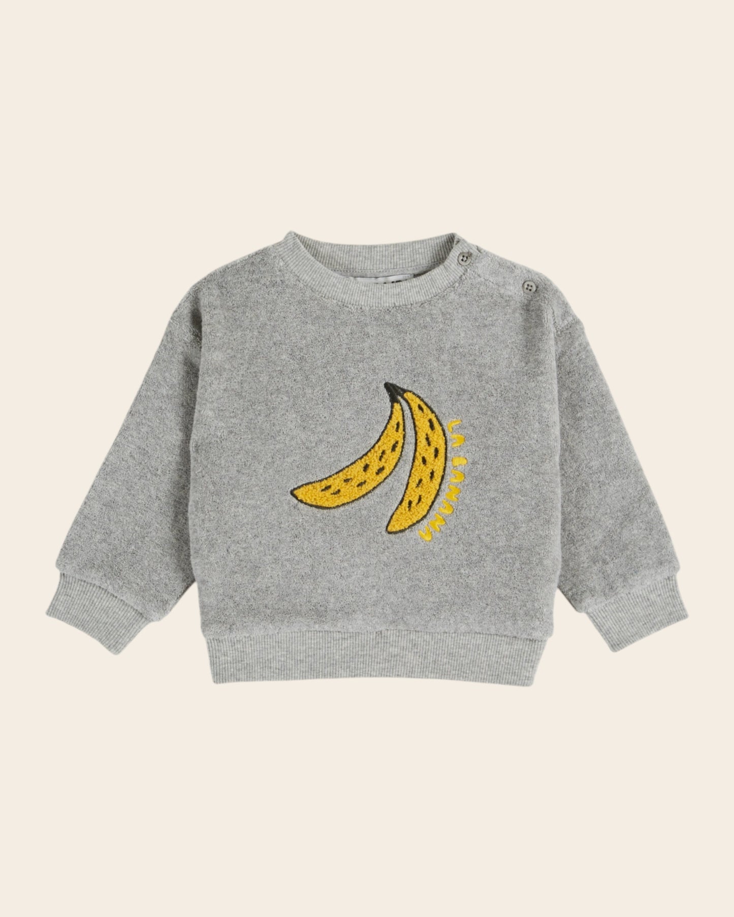 Sweat - La banana gris chiné