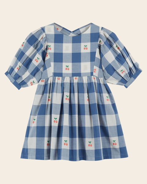 Robe - Vichy bleu