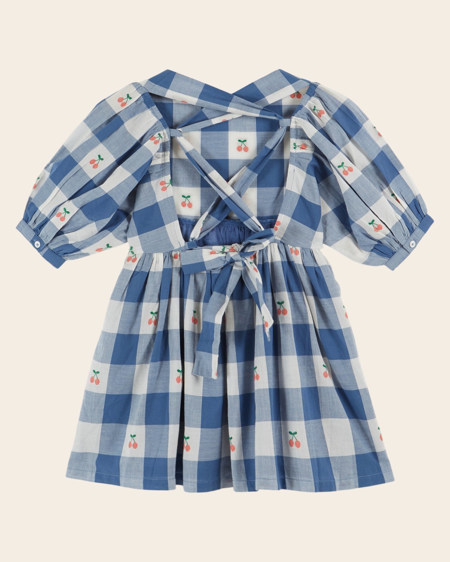 Robe - Vichy bleu