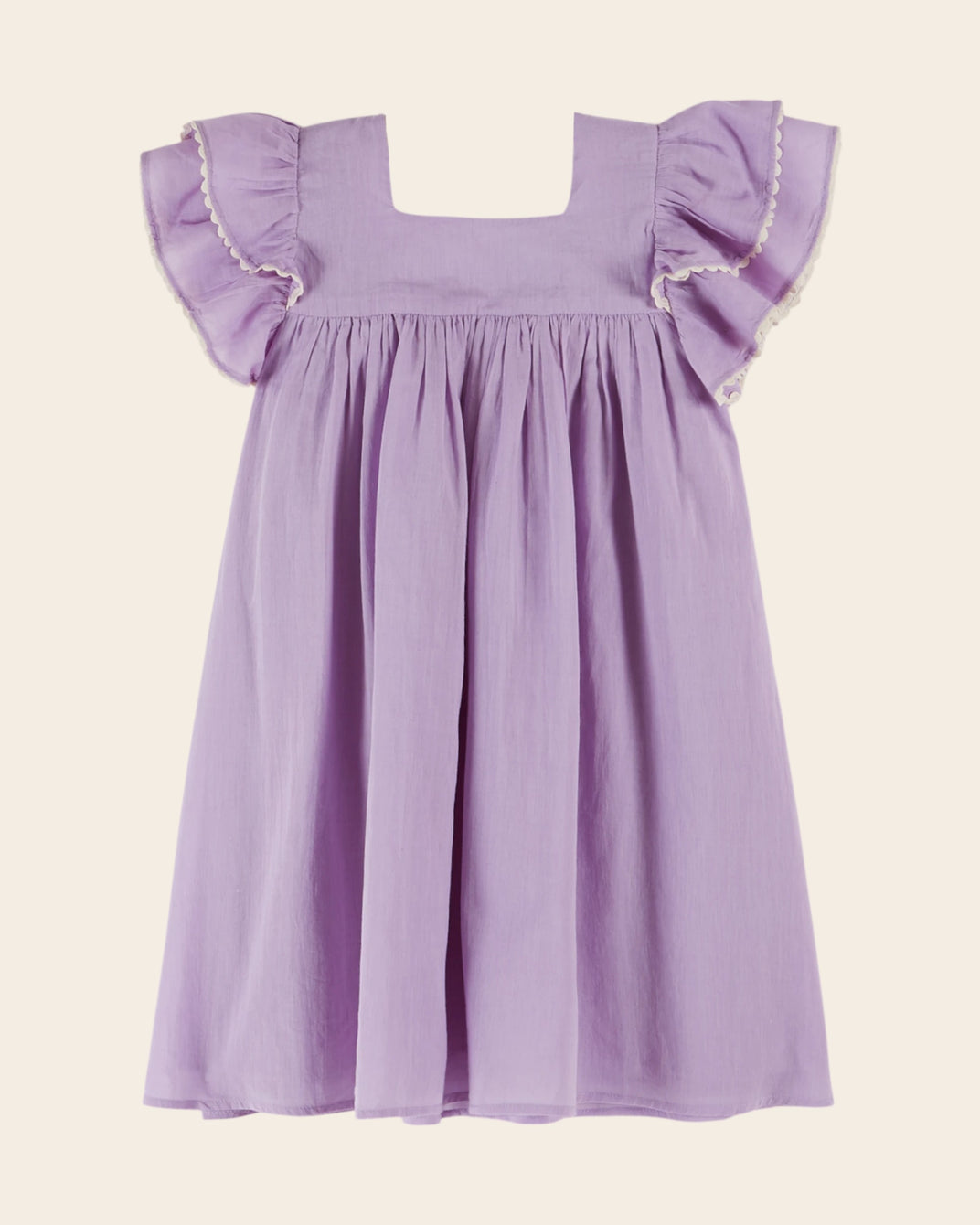 Robe - Voile de coton violet