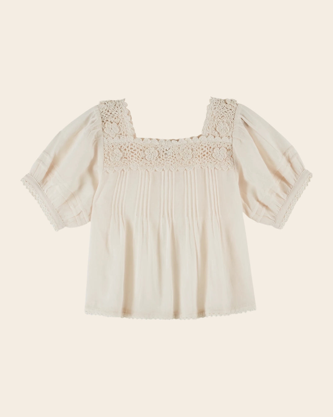 Blouse - Crochet crème