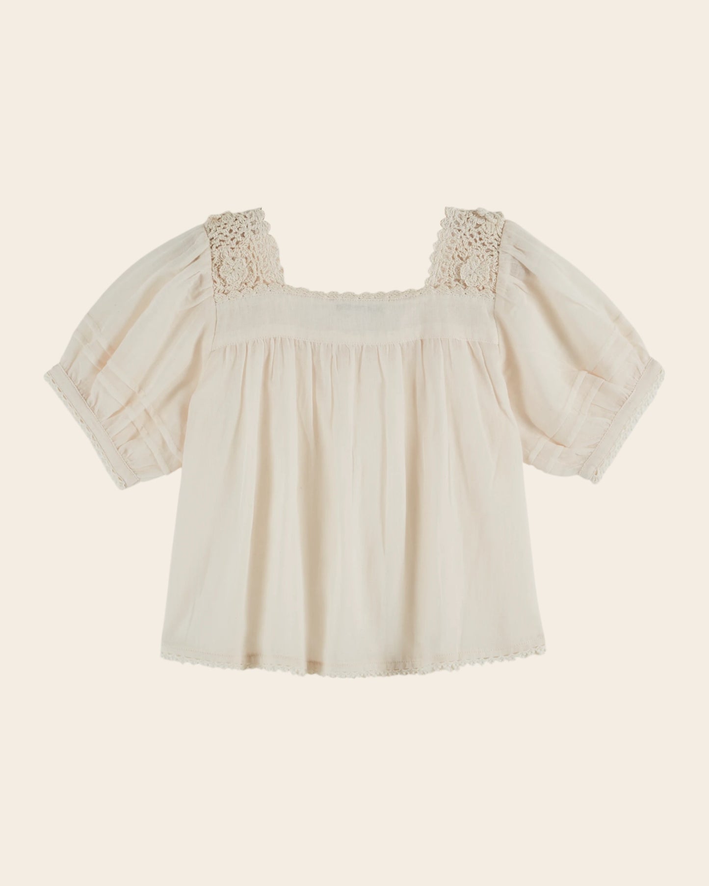 Blouse - Crochet crème