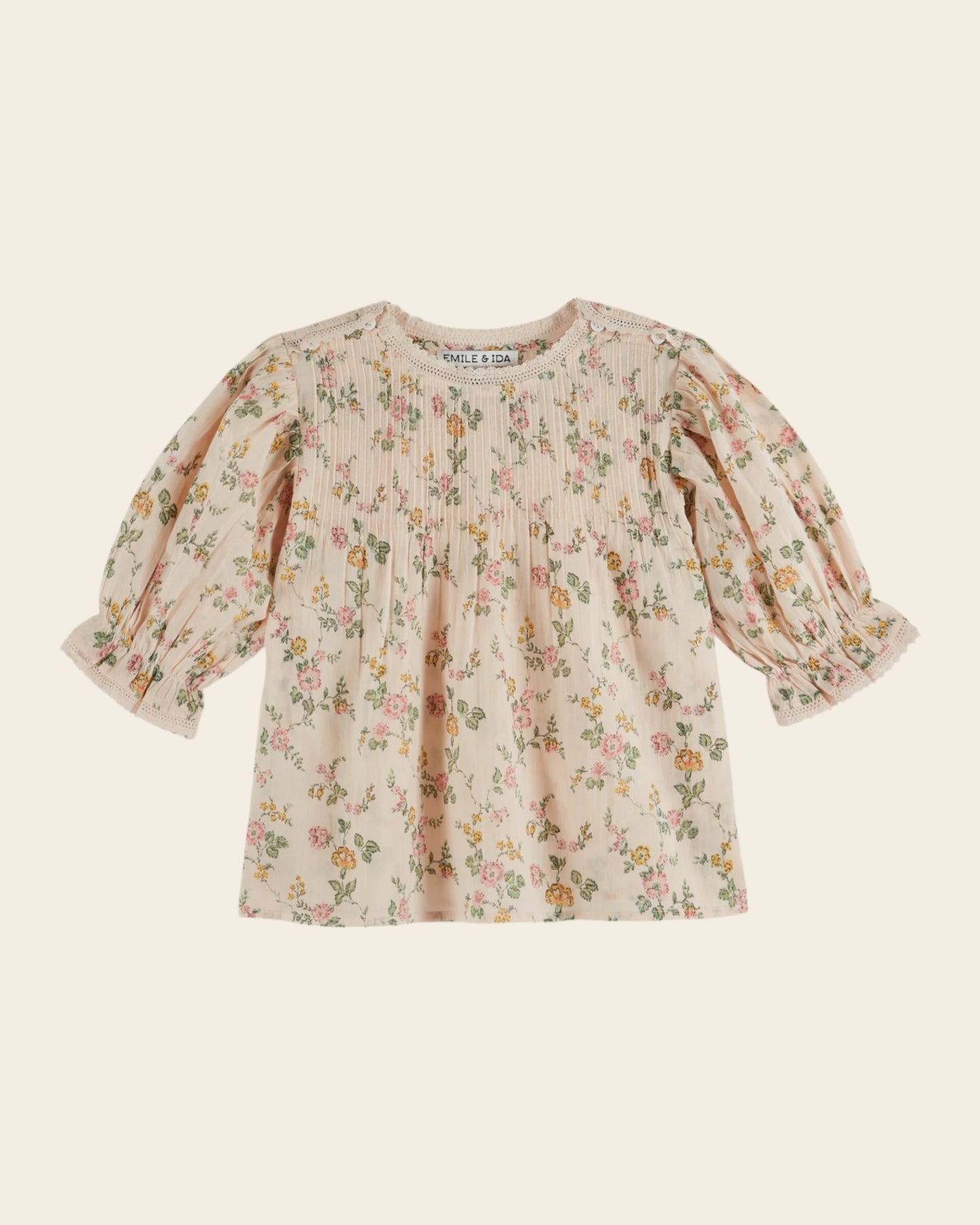 Blouse - Voile de coton rosier