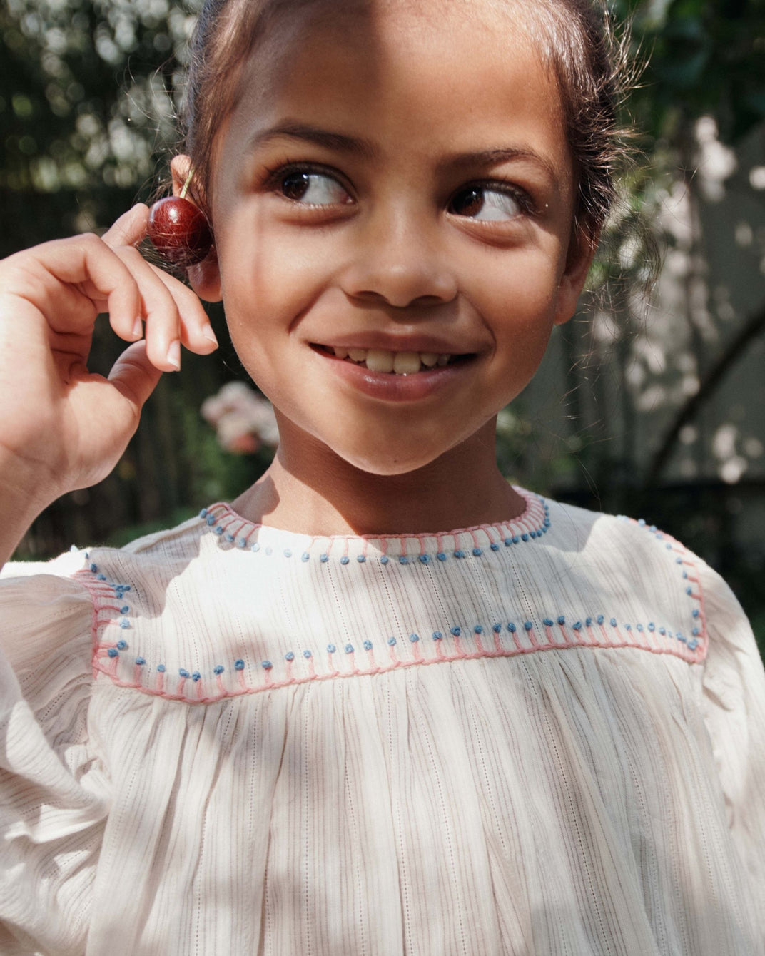 Blouse - Brodé crème