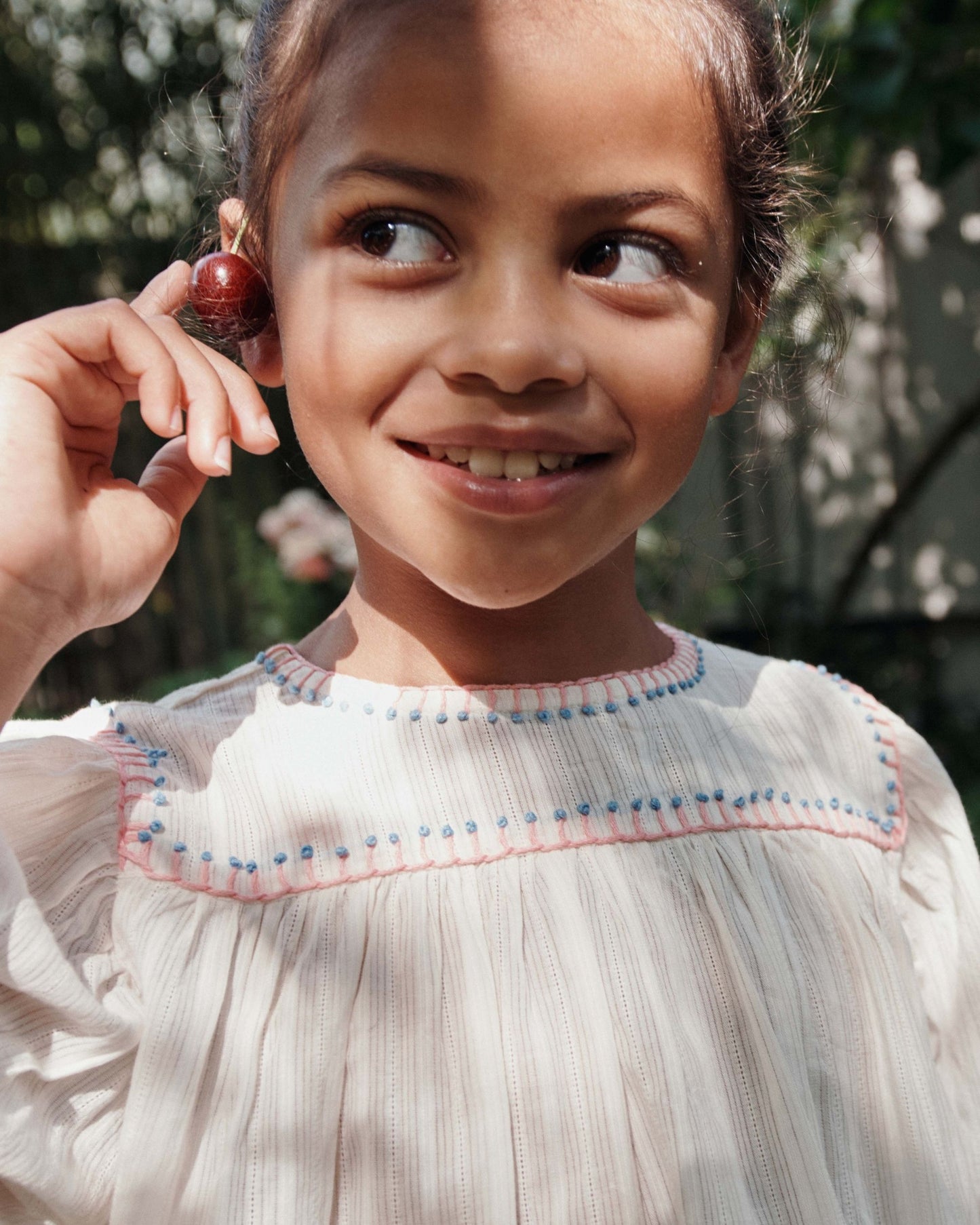 Blouse - Brodé crème