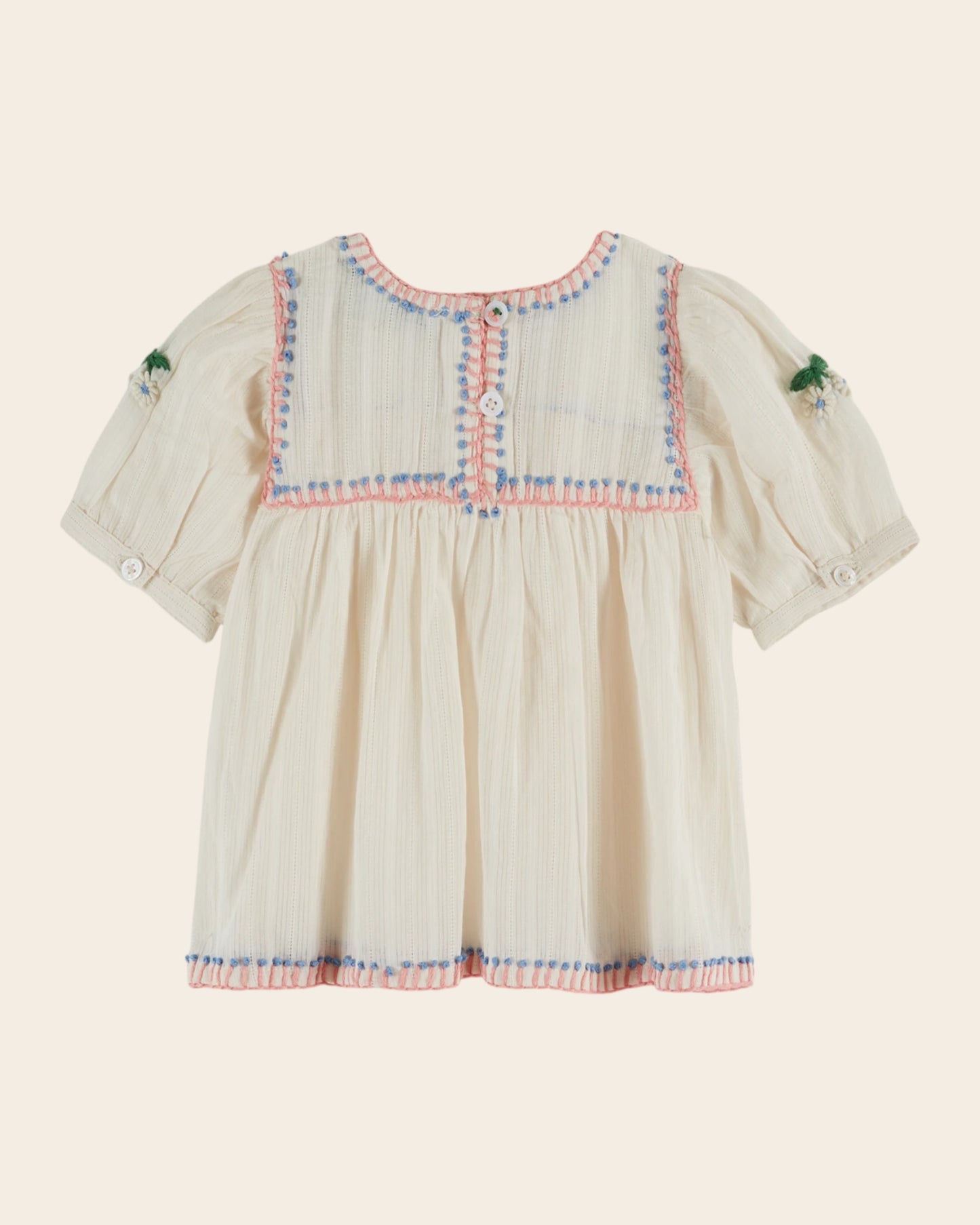 Blouse - Brodé crème