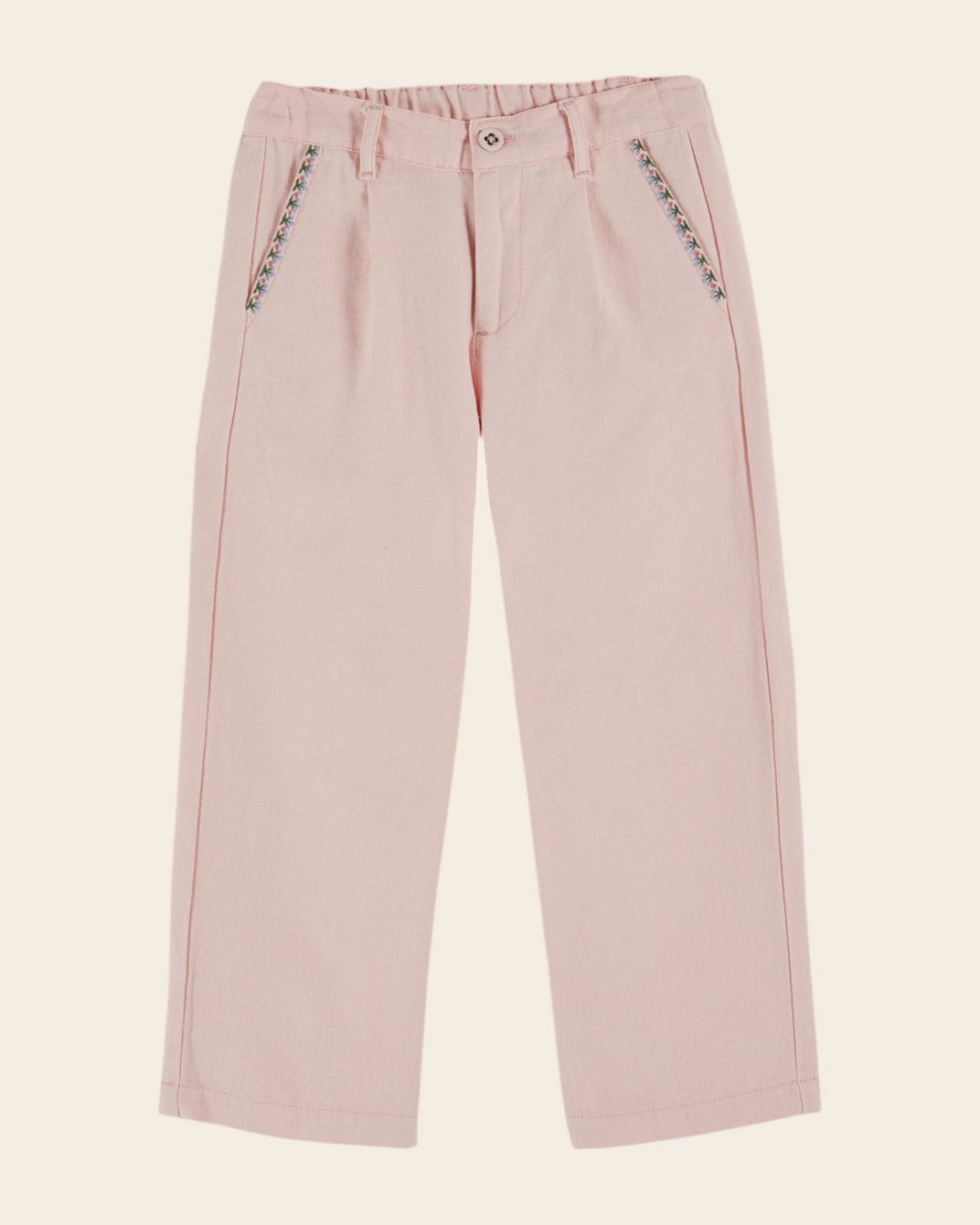 Pantalon - Poches cerises rose