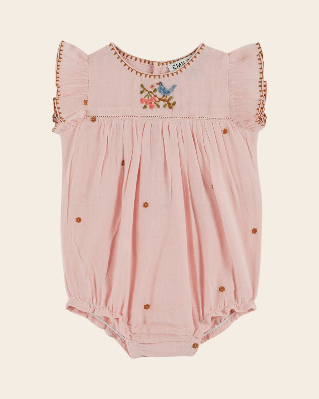 Combibloomer - Brodé fleurs rose