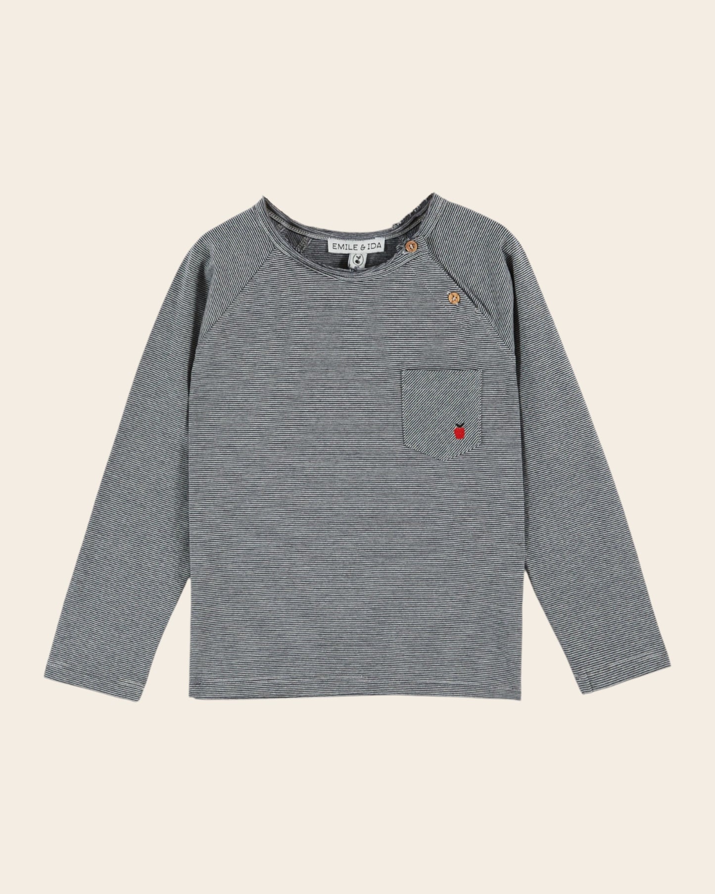 T-shirt - Marinière marine