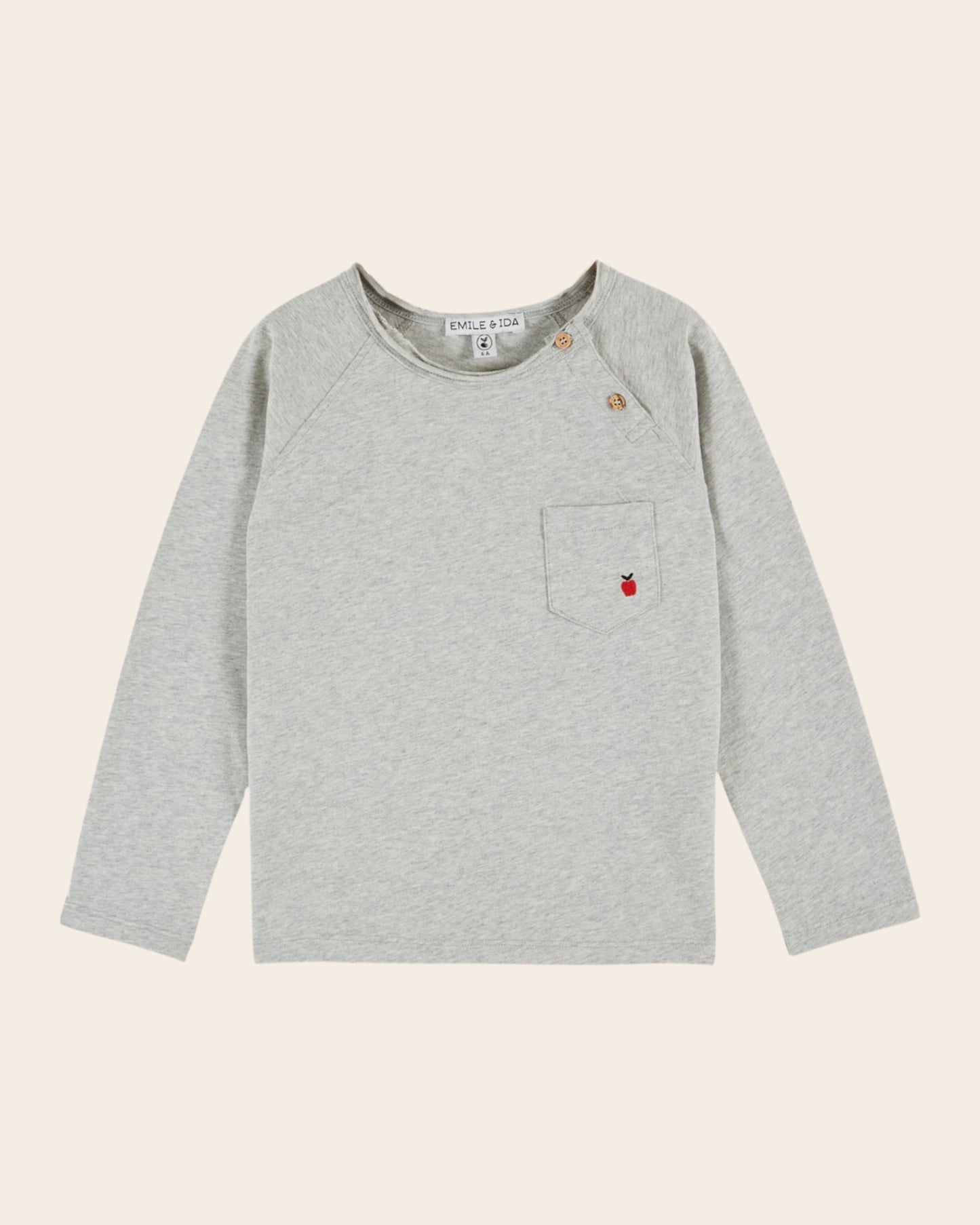 T-shirt - Marinière gris chiné