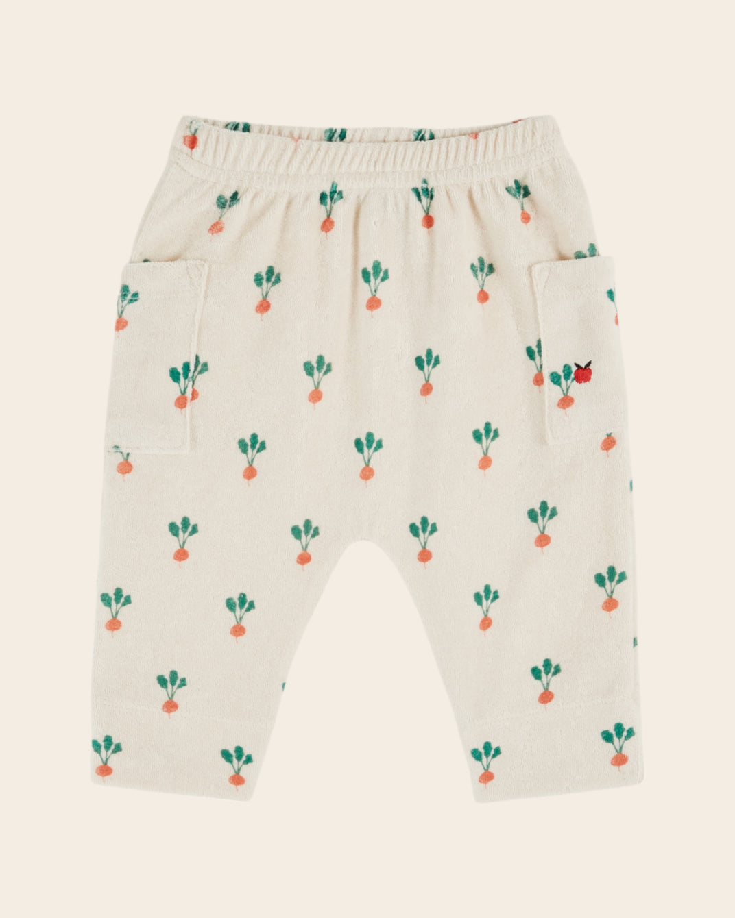 Sarouel - Éponge radis crème