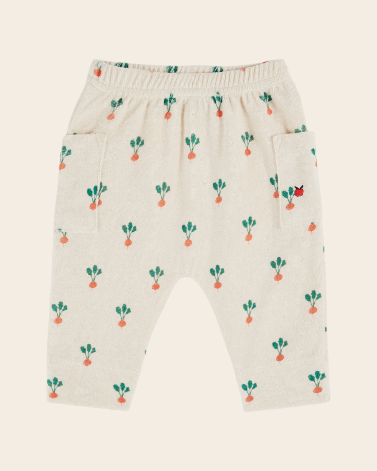 Sarouel - Éponge radis crème