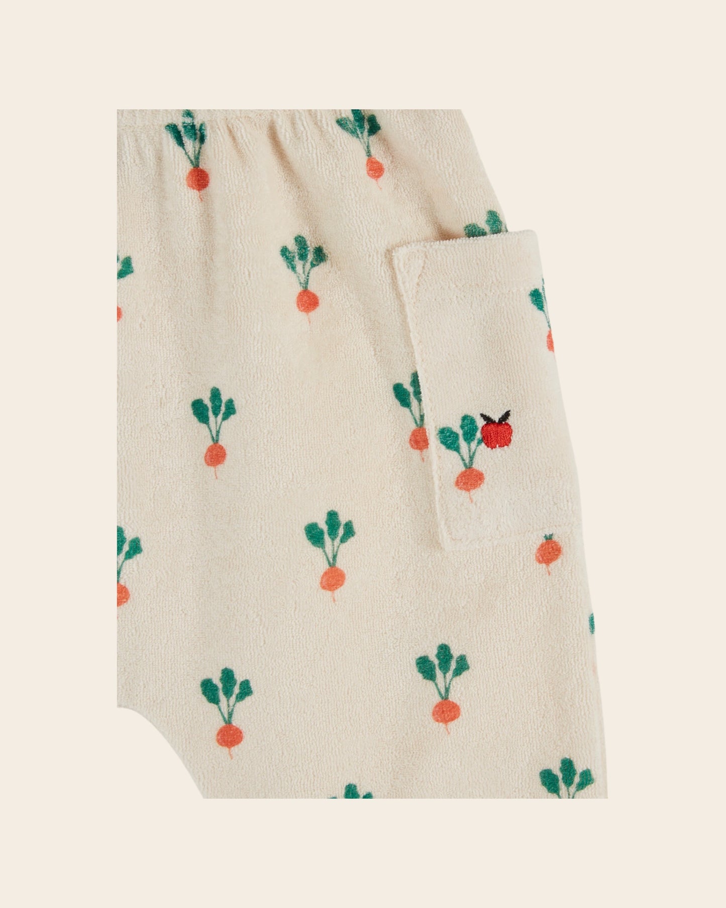 Sarouel - Éponge radis crème